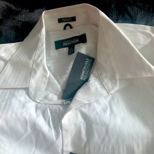 White collar shirt for man.